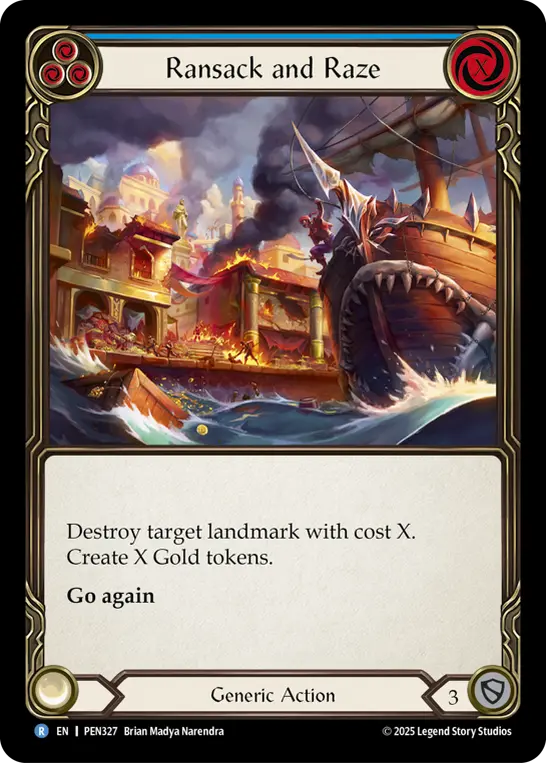 Card: Ransack and Raze (blu)