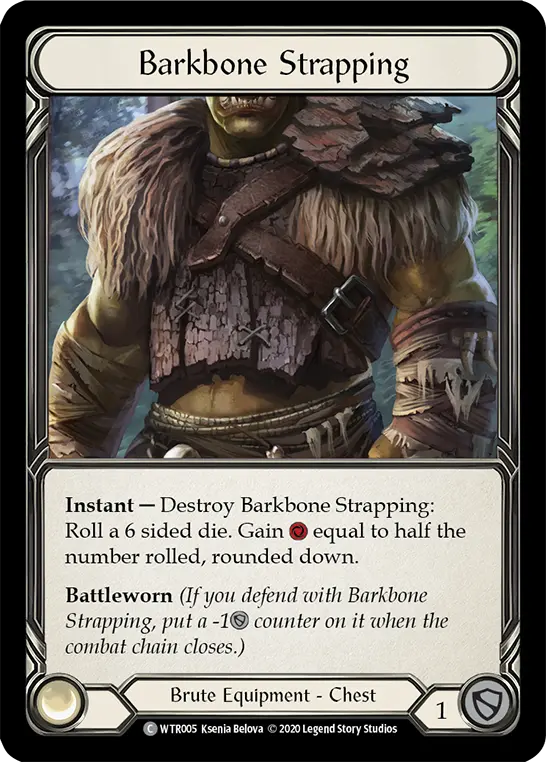 Card: Barkbone Strapping