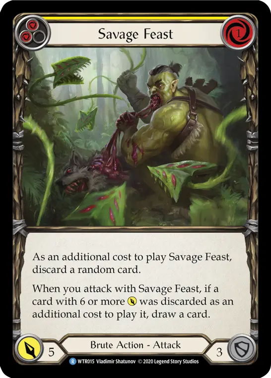 Card: Savage Feast (yel)