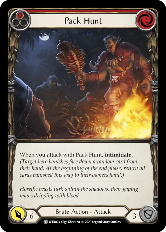 Card: Pack Hunt (red)