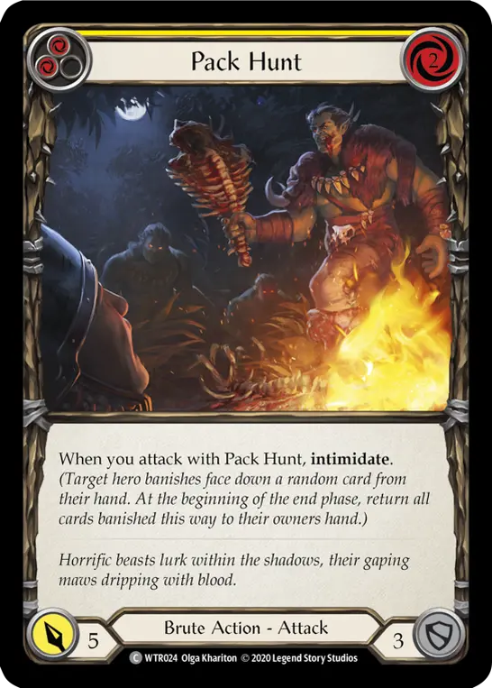 Card: Pack Hunt (yel)