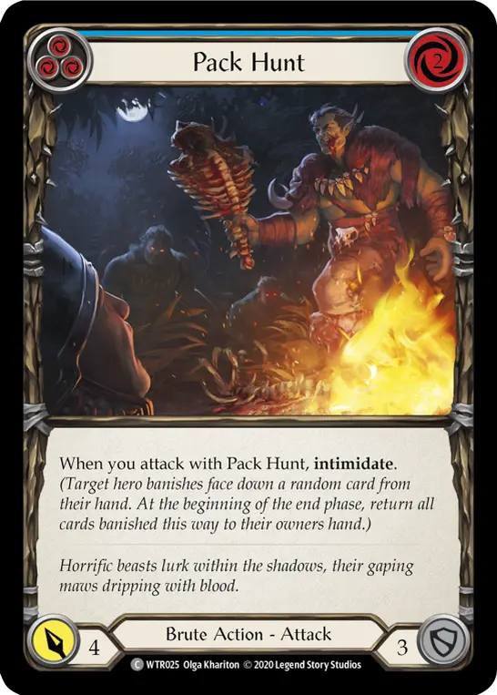 Card: Pack Hunt (blu)