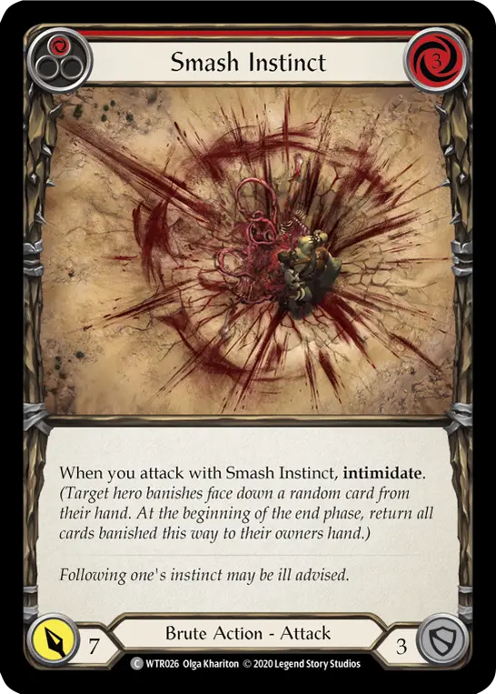 Card: Smash Instinct (red)