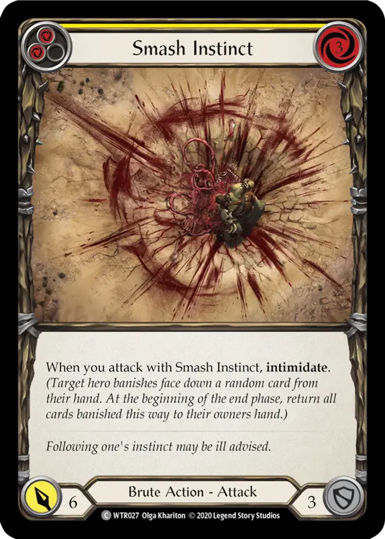 Card: Smash Instinct (yel)