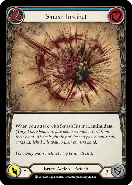 Card: Smash Instinct (blu)