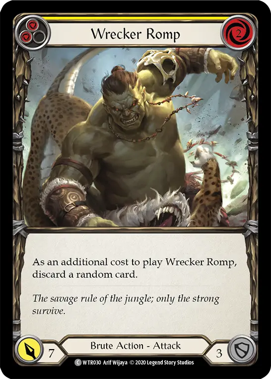 Card: Wrecker Romp (yel)