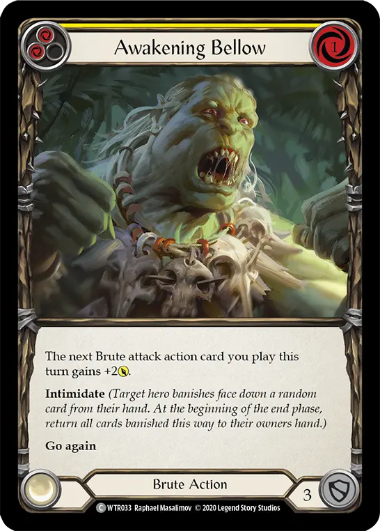 Card: Awakening Bellow (yel)
