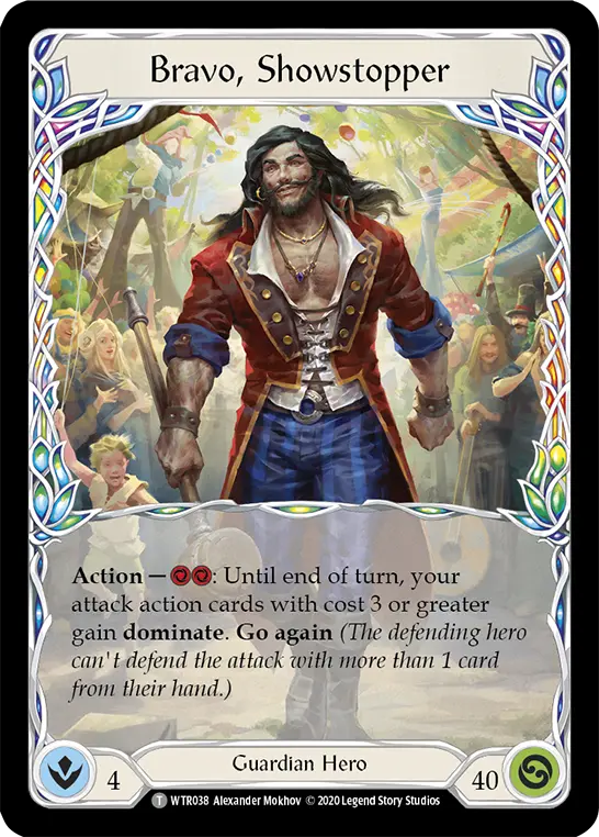 Card: Bravo, Showstopper