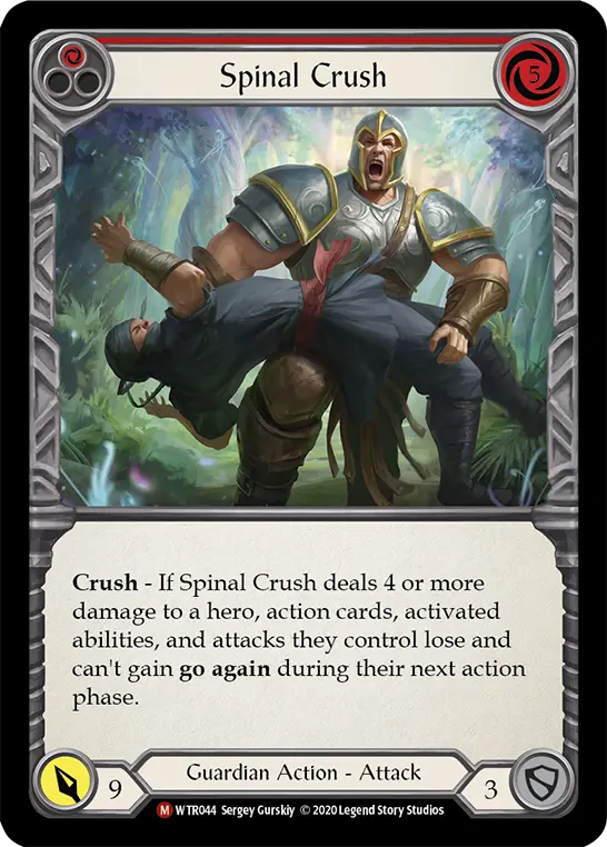 Card: Spinal Crush (red)