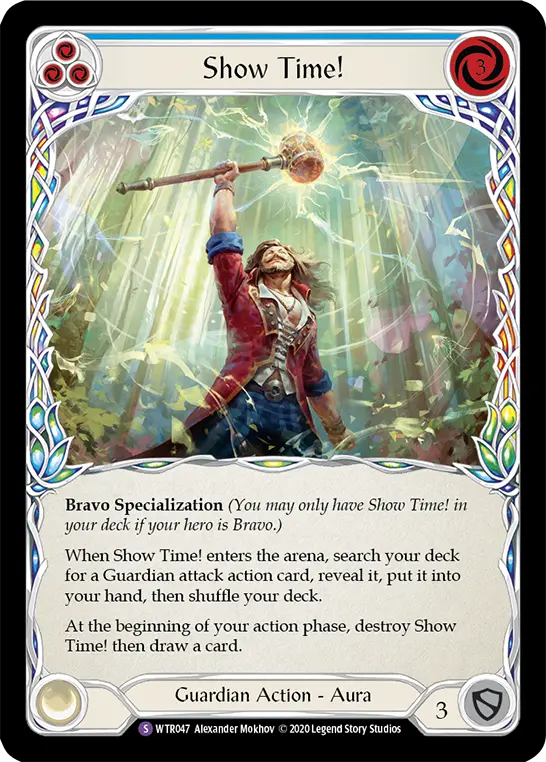 Card: Show Time! (blu)