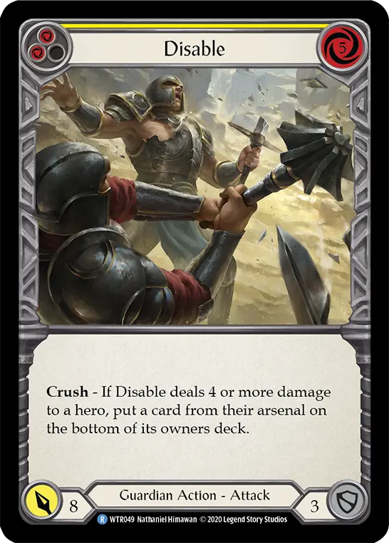 Card: Disable (yel)