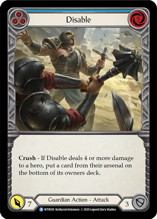 Card: Disable (blu)