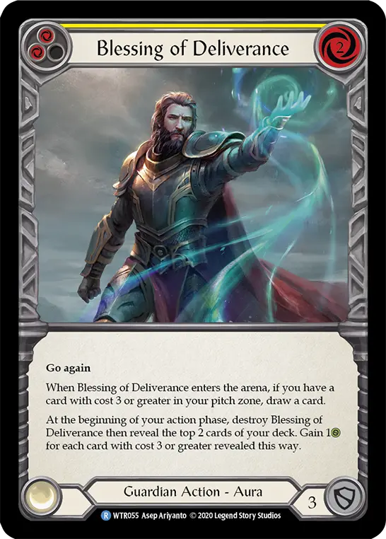 Card: Blessing of Deliverance (yel)
