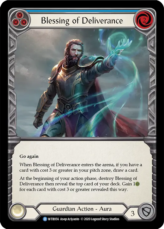 Card: Blessing of Deliverance (blu)