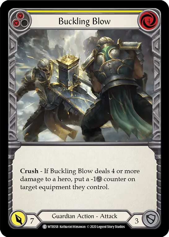 Card: Buckling Blow (yel)