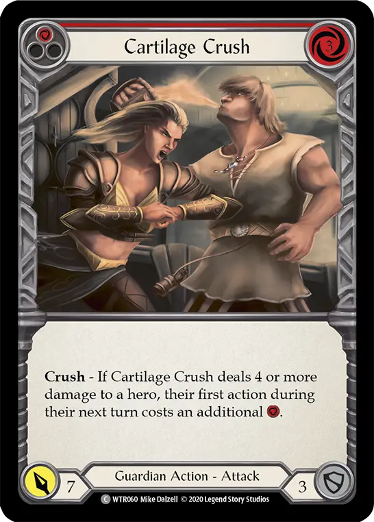 Card: Cartilage Crush (red)