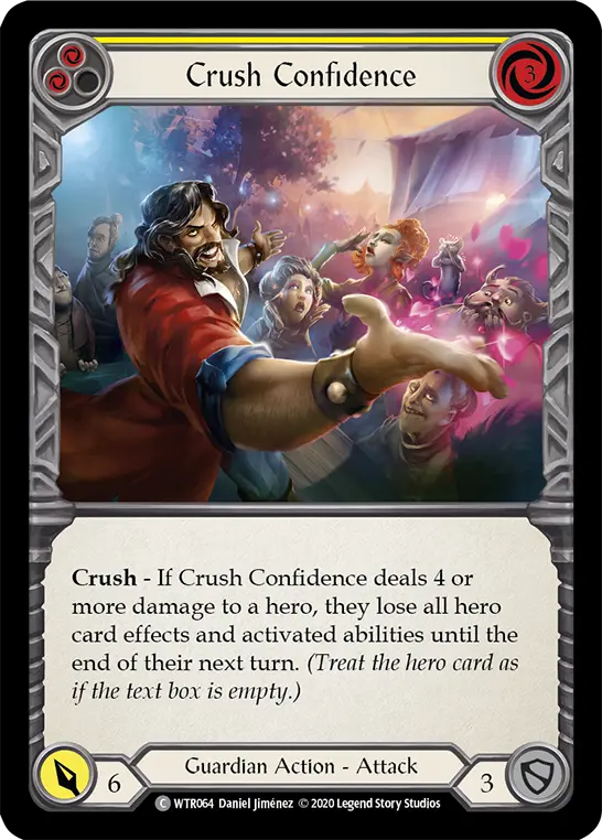 Card: Crush Confidence (yel)