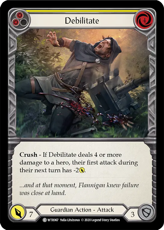 Card: Debilitate (yel)