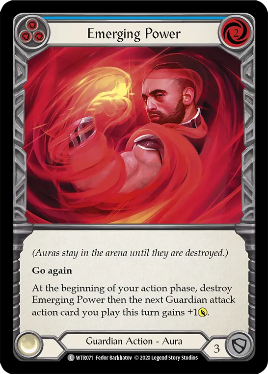 Card: Emerging Power (blu)
