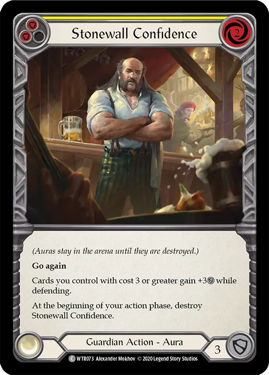 Card: Stonewall Confidence (yel)
