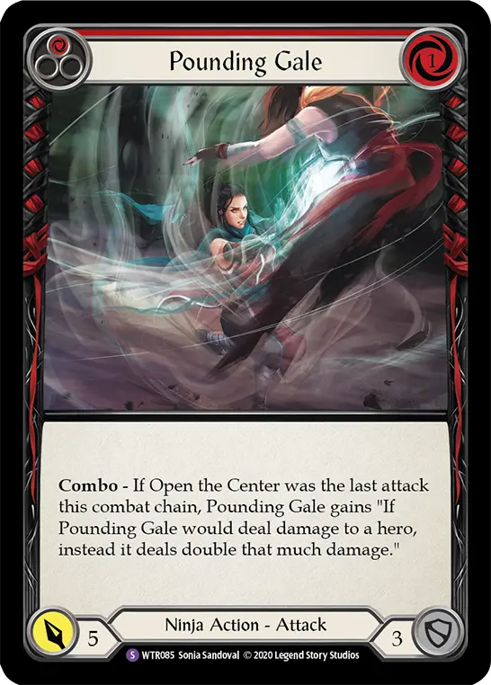 Card: Pounding Gale (red)