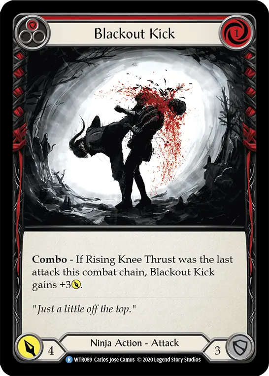 Card: Blackout Kick (red)