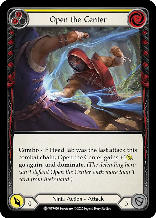 Card: Open the Center (yel)