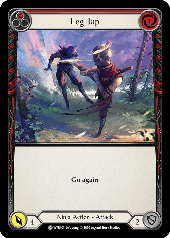 Card: Leg Tap (red)