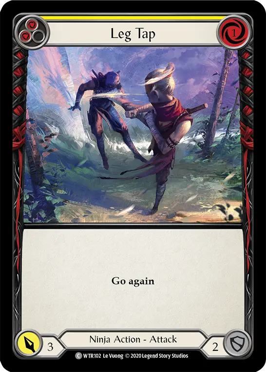 Card: Leg Tap (yel)