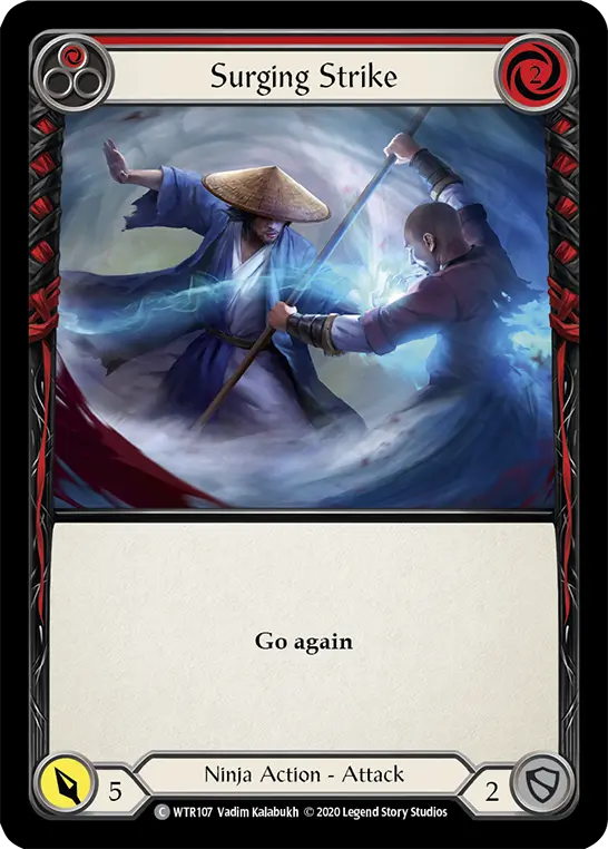Card: Surging Strike (red)