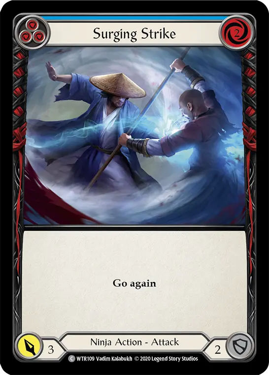Card: Surging Strike (blu)