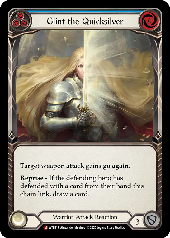 Card: Glint the Quicksilver (blu)