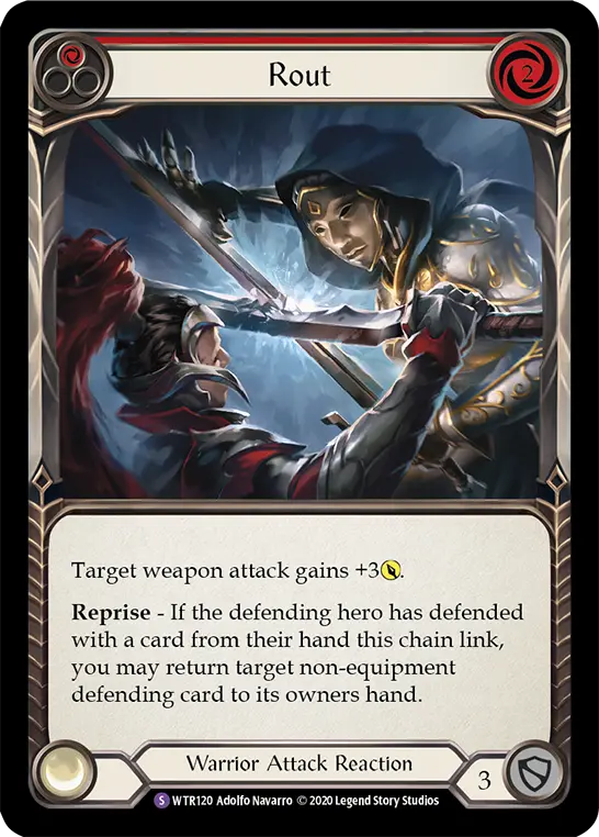Card: Rout (red)