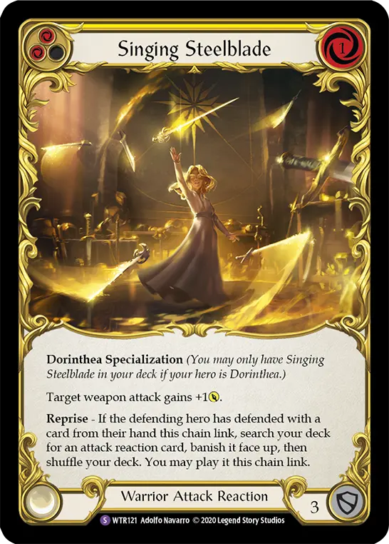 Card: Singing Steelblade (yel)