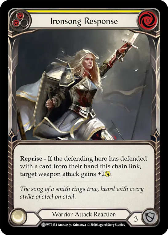 Card: Ironsong Response (yel)