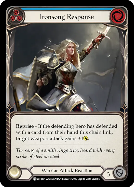 Card: Ironsong Response (blu)
