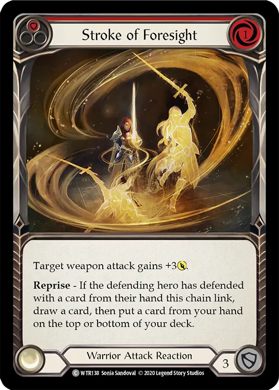 Card: Stroke of Foresight (red)