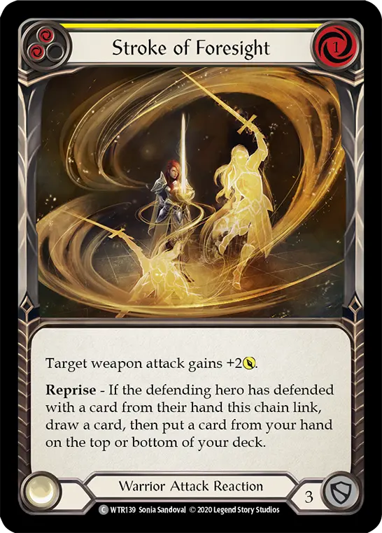 Card: Stroke of Foresight (yel)