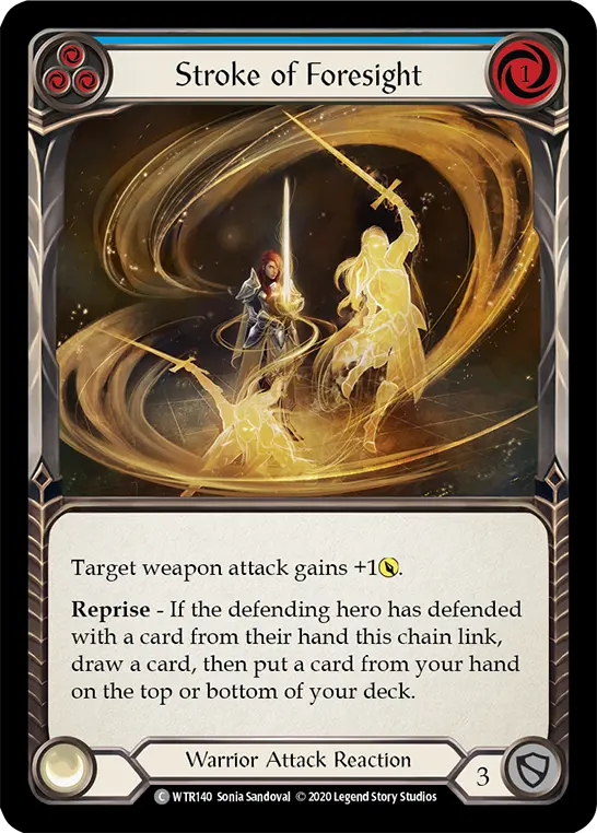 Card: Stroke of Foresight (blu)