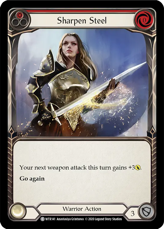 Card: Sharpen Steel (red)