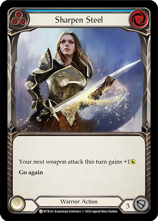 Card: Sharpen Steel (blu)