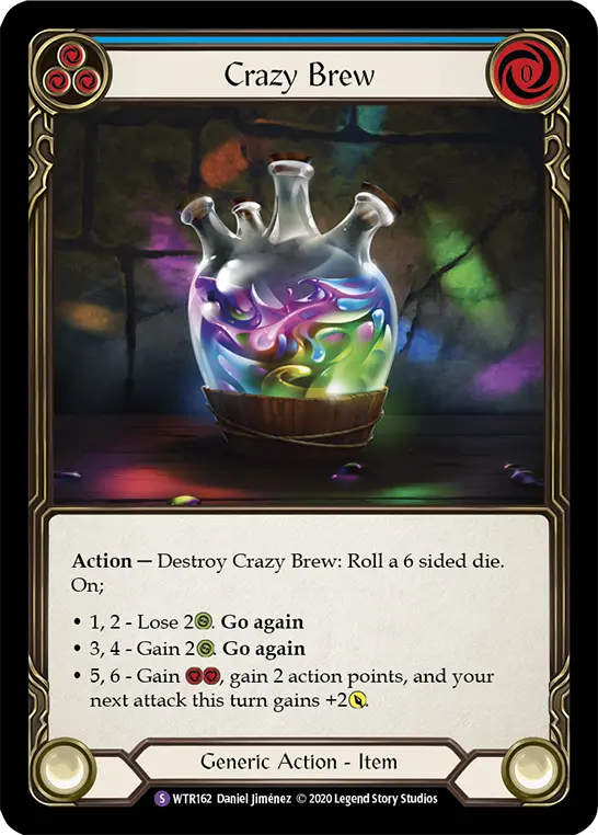 Card: Crazy Brew (blu)