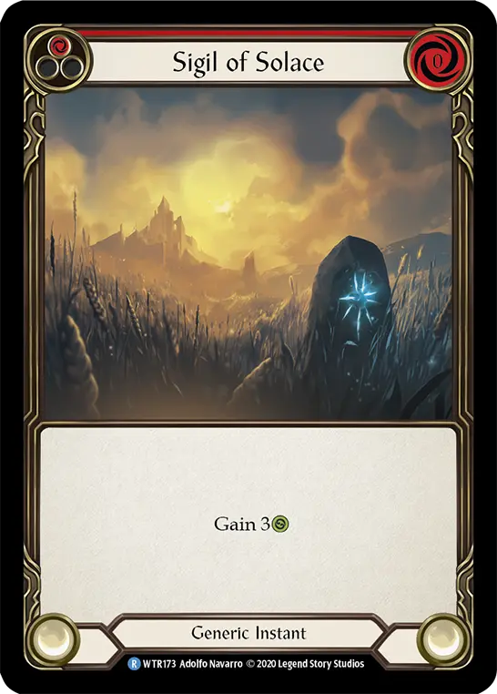 Card: Sigil of Solace (red)