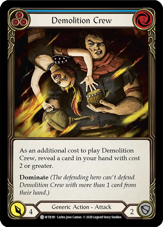 Card: Demolition Crew (blu)