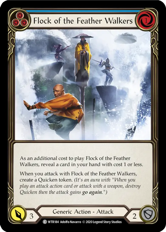 Card: Flock of the Feather Walkers (blu)