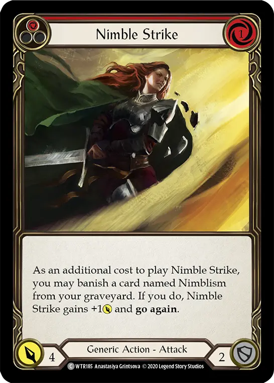 Card: Nimble Strike (red)