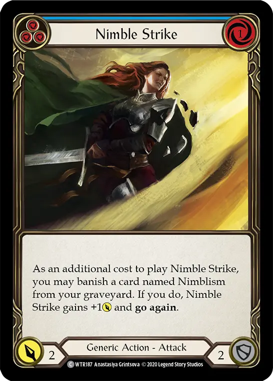 Card: Nimble Strike (blu)