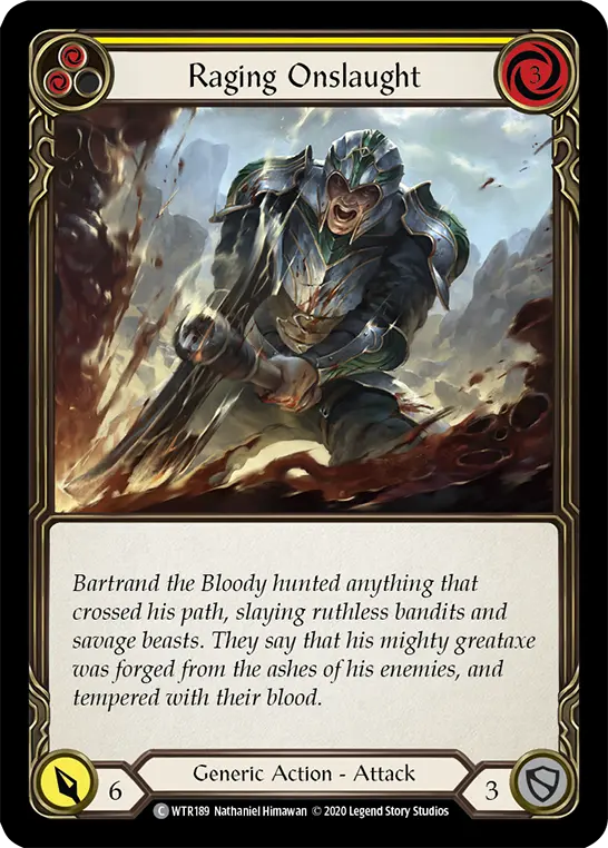 Card: Raging Onslaught (yel)