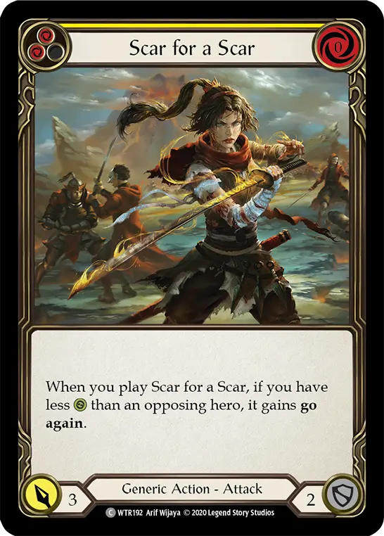 Card: Scar for a Scar (yel)