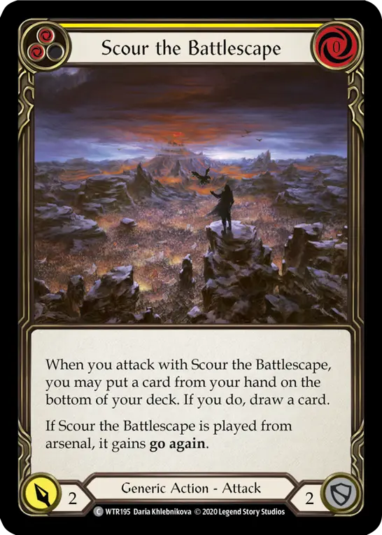 Card: Scour the Battlescape (yel)